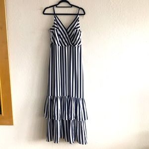 Banana Republic striped maxi dress (NWT)